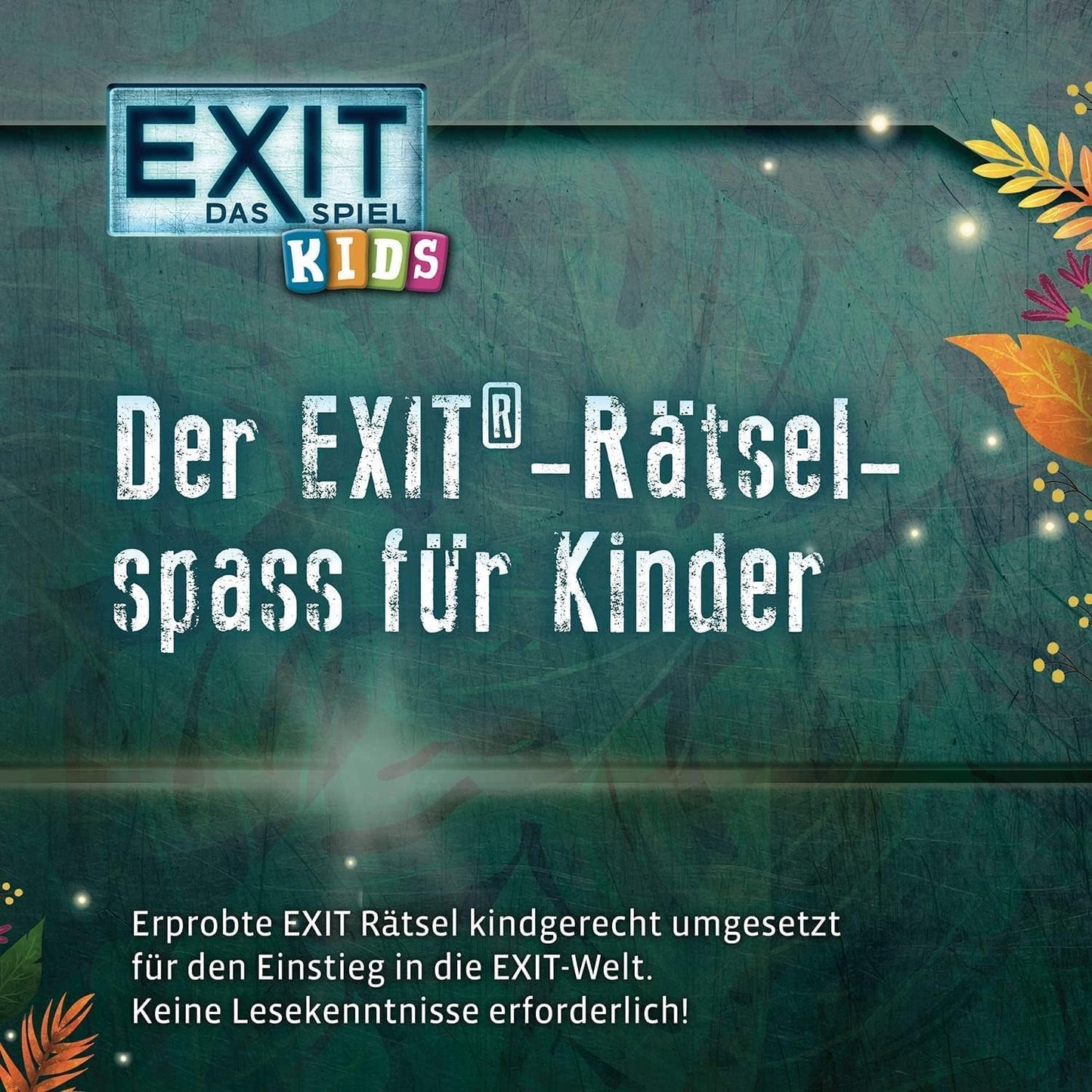 KOSMOS 683375 EXIT - Das Spiel Kids - Rätselspaß im Dschungel, spannendes Rätselspiel