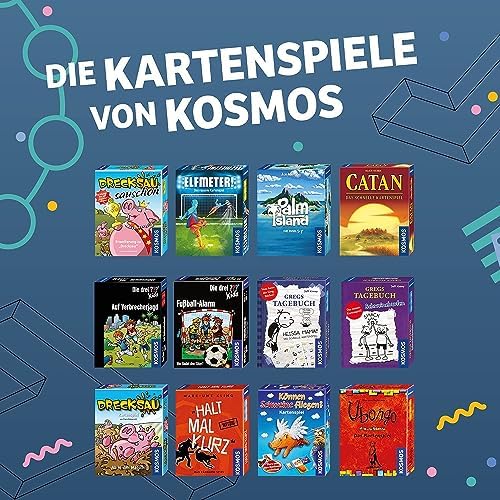 KOSMOS 740276 Drecksau Ab in den Matsch! lustiges Kartenspiel, Partyspiel für 2-4 Spieler ab 7 Jahre