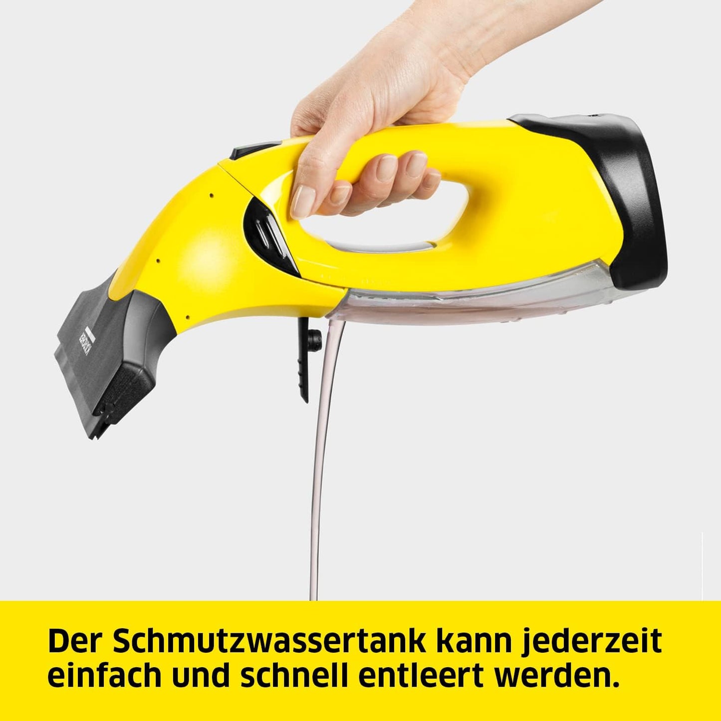 Kärcher Akku Fenstersauger WV 2 Plus N Akkulaufzeit: 35 min, 2x wechselbare Absaugdüsen Sprühflasche mit Mikrofaserbezug