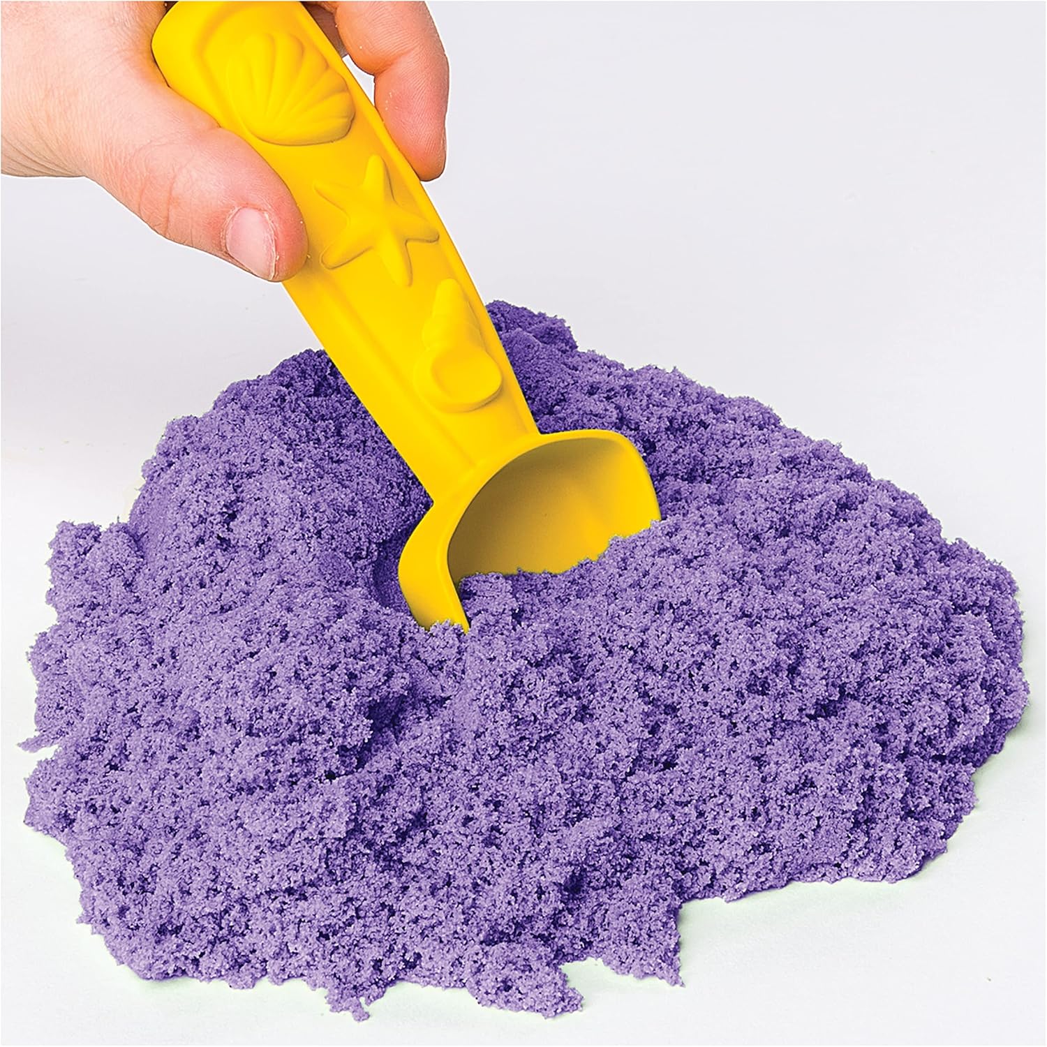 Kinetic Sand Sandbox Set mit 454g magischem kinetischem Sand aus Schweden in Lila