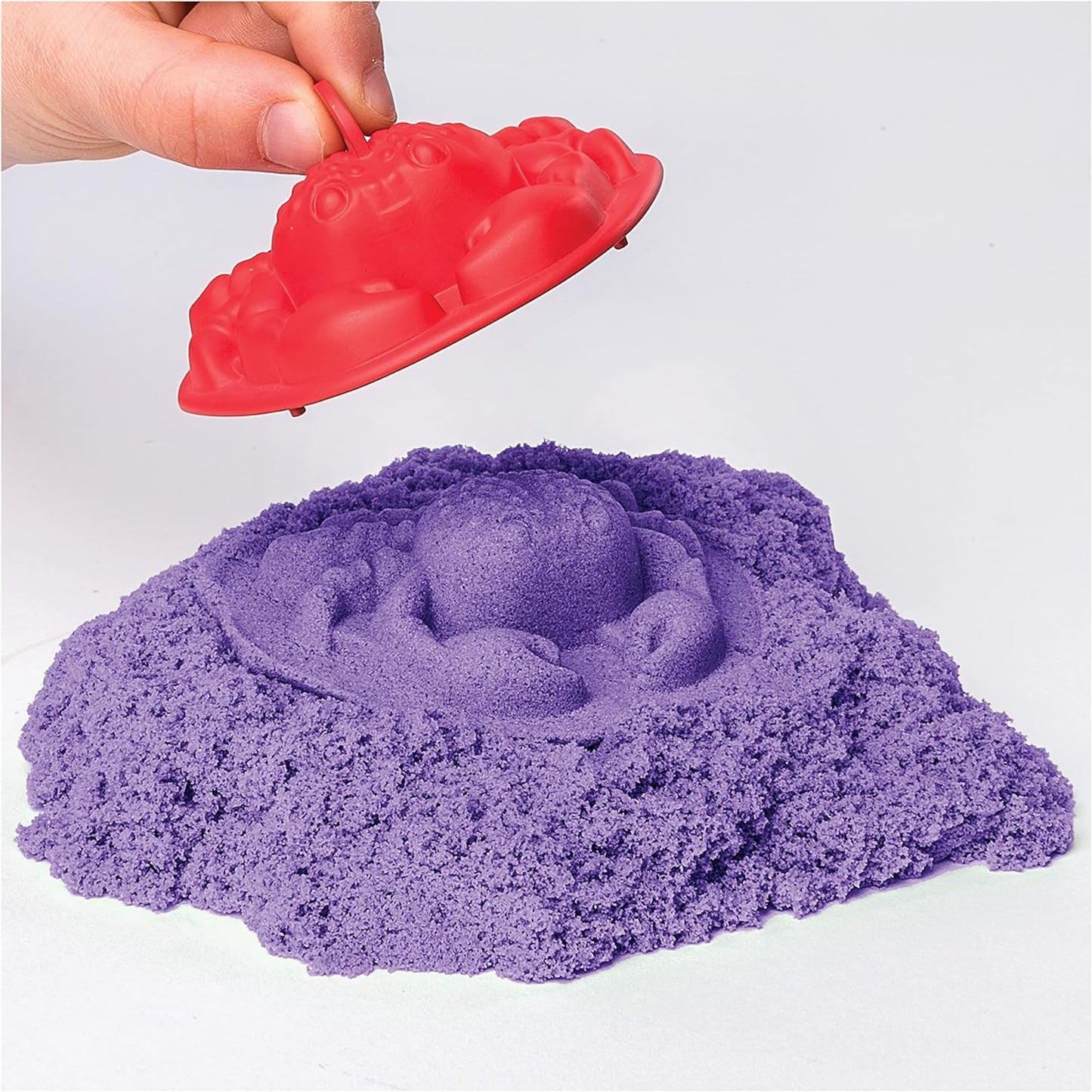 Kinetic Sand Sandbox Set mit 454g magischem kinetischem Sand aus Schweden in Lila