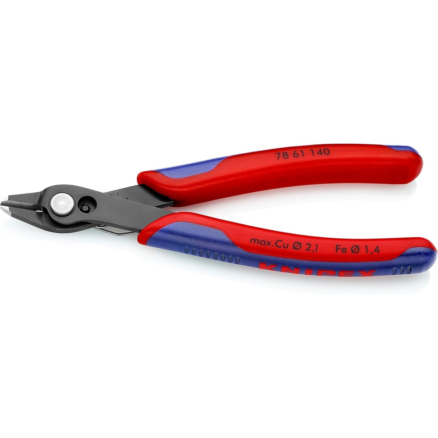 Knipex Electronic Super Knips XL brüniert, mit Mehrkomponenten-Hüllen 140 mm 78 61 140