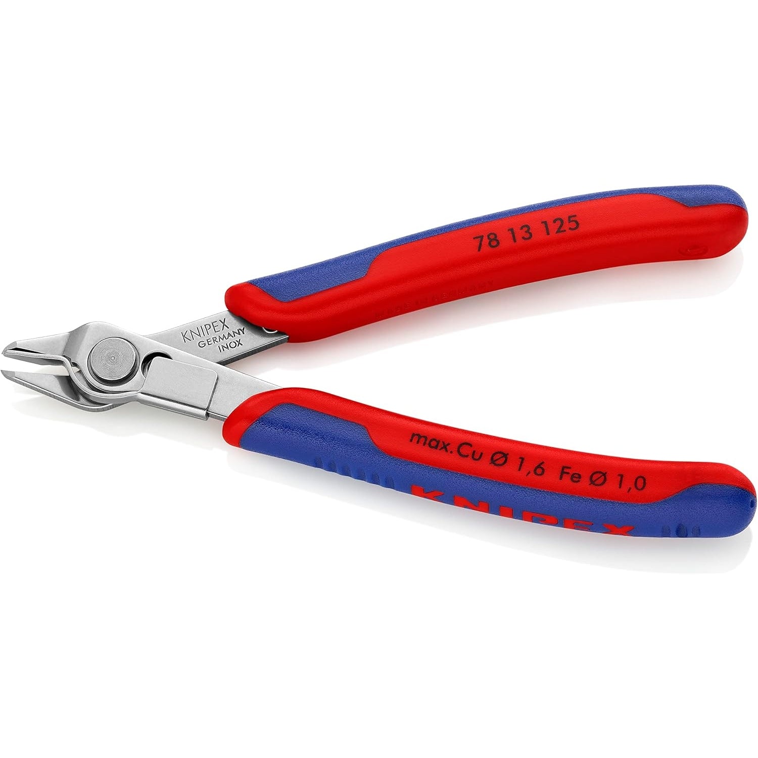 Knipex Electronic Super Knips mit Mehrkomponenten-Hüllen 125 mm SB-Karte/Blister