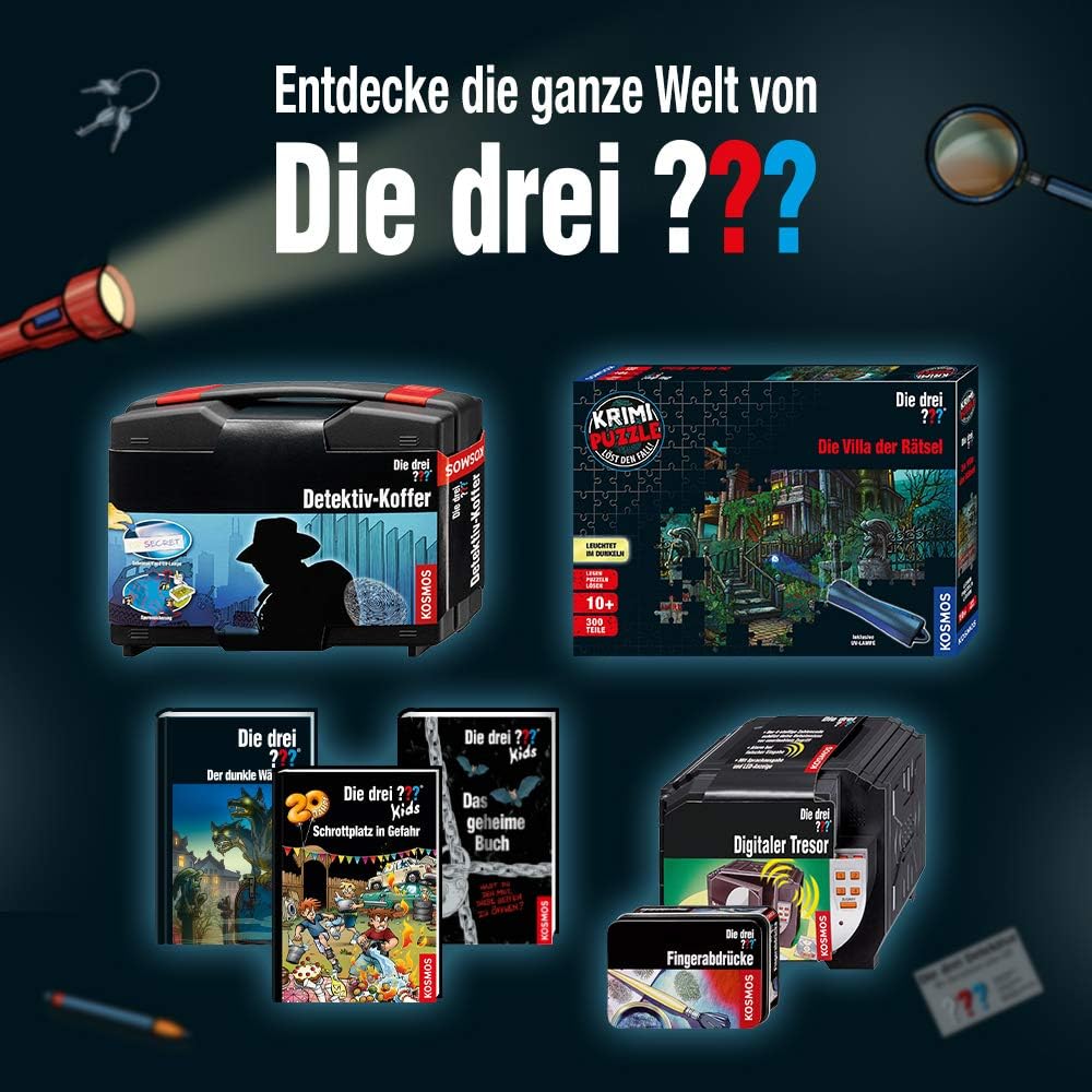 Kosmos 632182 Die drei Adventskalender Löse die 24 spannenden Rätsel der mysteriösen Spielfiguren