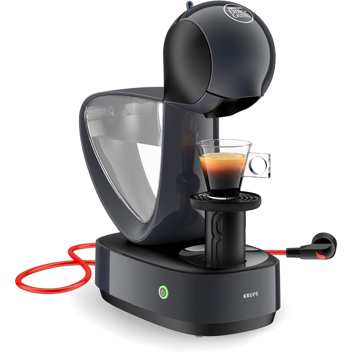 Krups KP173B Nescafé Dolce Gusto Infinissima Kaffeekapselmaschine | heiße und kalte Getränke  | 1,2 Liter Wassertank