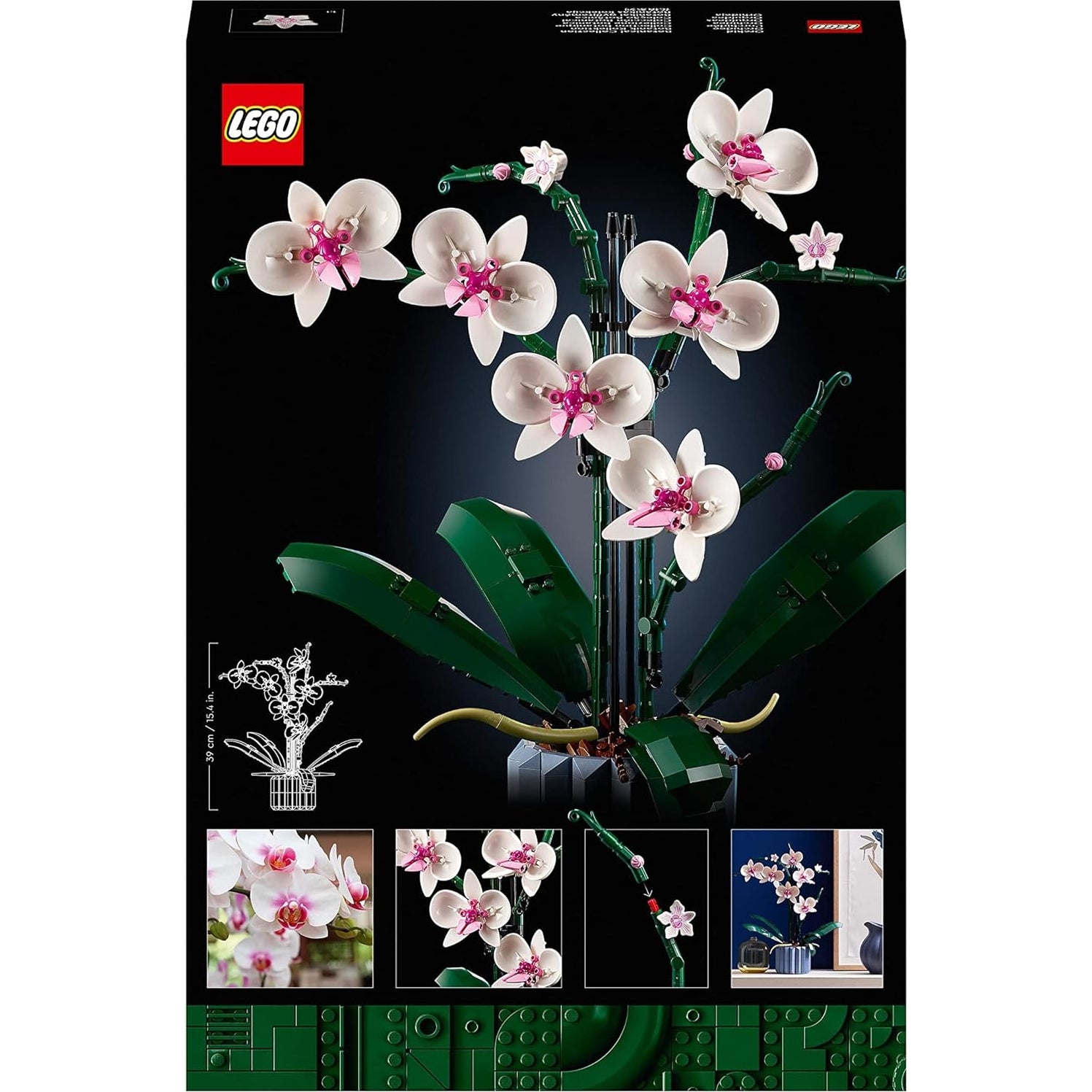 LEGO 10311 Icons Orchidee, Künstliche Pflanzen Set mit Blumen, Geschenk