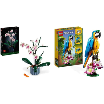 LEGO 10311 Icons Orchidee, Künstliche Pflanzen Set mit Blumen, Geschenk