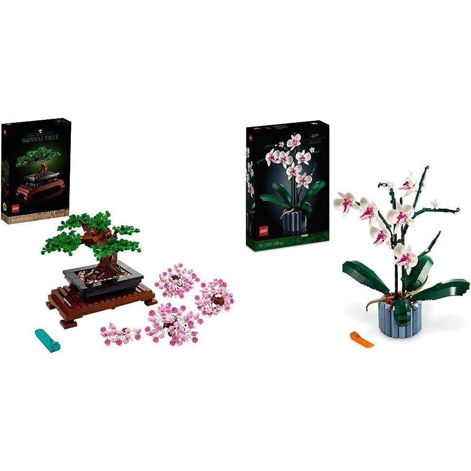 LEGO 10311 Icons Orchidee, Künstliche Pflanzen Set mit Blumen, Geschenk