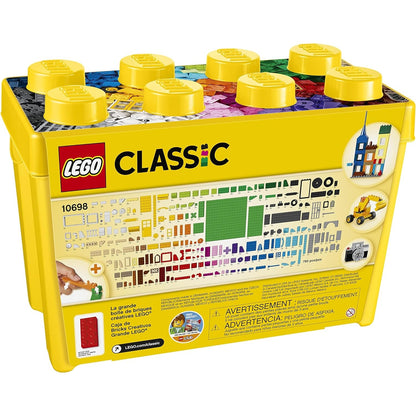 LEGO 10698 Classic Große Bausteine-Box, Aufbewahrungsbox voller bunter Steine