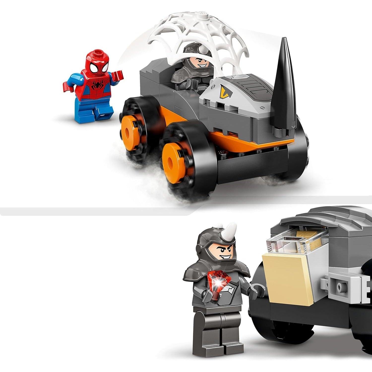 LEGO 10782 Marvel Spidey und Seine Super-Freunde Hulks und Rhinos Monster Truck-Duell, Spider-Man