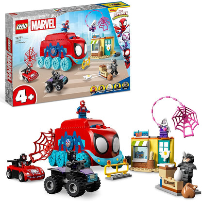 LEGO 10791 Marvel Spideys Team-Truck, Spielzeug für Kinder ab 4 Jahren mit Miles Morales und Black Panther Minifiguren