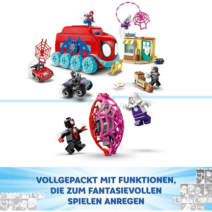 LEGO 10791 Marvel Spideys Team-Truck, Spielzeug für Kinder ab 4 Jahren mit Miles Morales und Black Panther Minifiguren