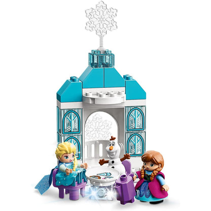 LEGO 10899 DUPLO Princess Frozen Elsas Eispalast Bauset mit einem Leuchtstein Prinzessin ELSA und Anna