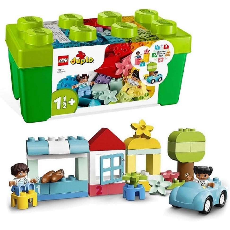 LEGO 10913 DUPLO Classic Steinebox, Kreativbox mit Aufbewahrung, erste Bausteine