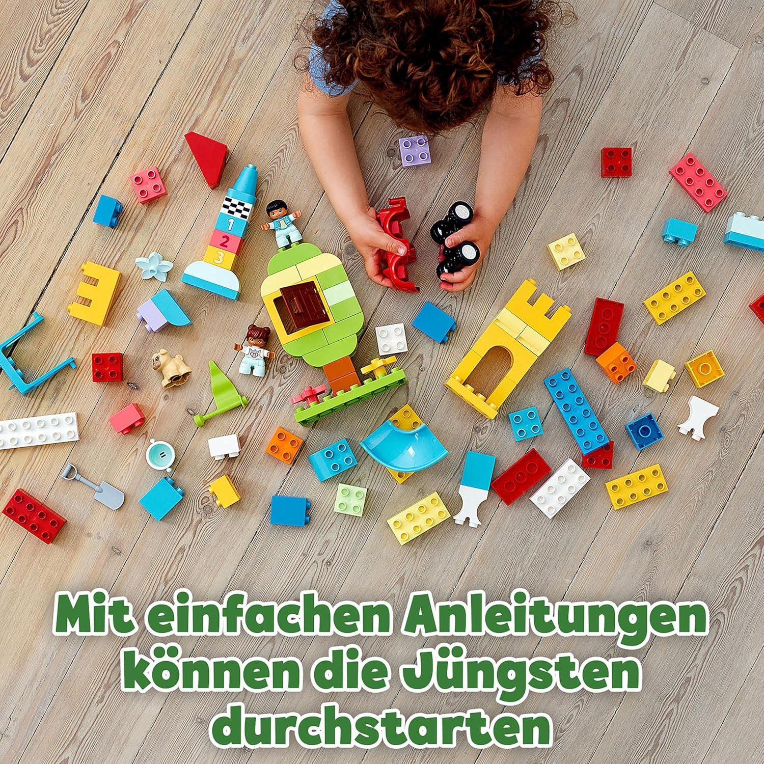 LEGO 10914 DUPLO Deluxe Steinebox Lernspielzeug Für Mädchen Und Jungen Zum Bauen