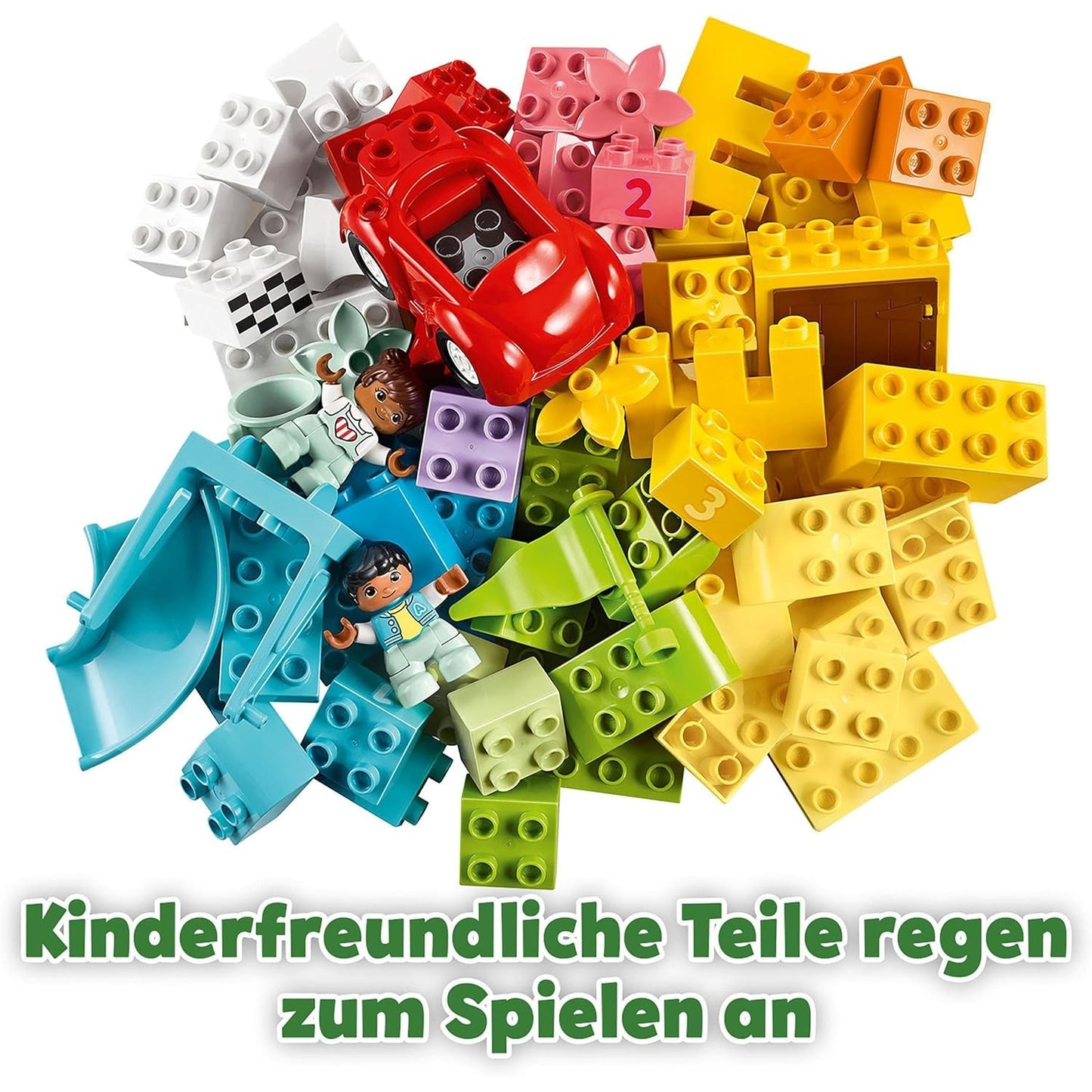 LEGO 10914 DUPLO Deluxe Steinebox Lernspielzeug Für Mädchen Und Jungen Zum Bauen