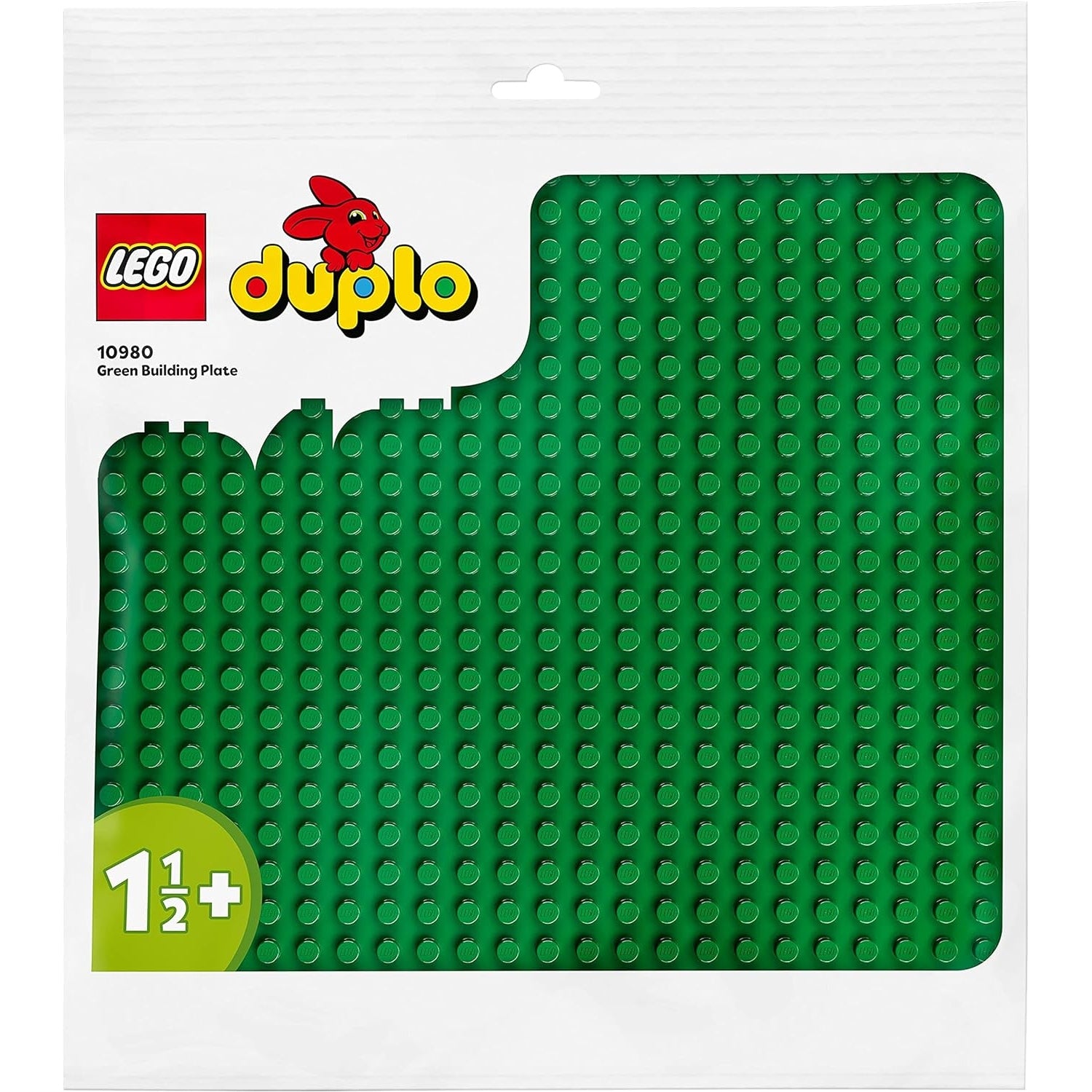 LEGO 10980 DUPLO Bauplatte in Grün, Grundplatte für DUPLO Sets, Konstruktion