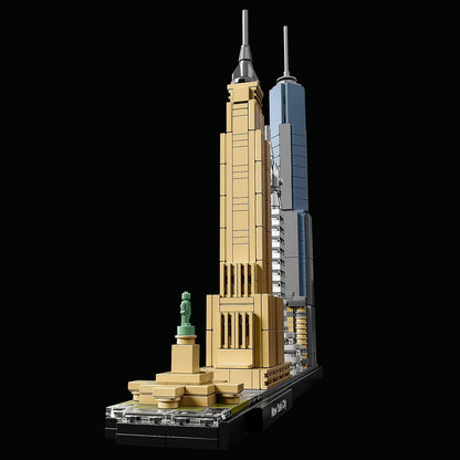 LEGO 21028 Architecture New York City Set Skyline-Modellbausatz mit World Trade Center und Freiheitsstatue