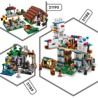 LEGO 21189 Minecraft Das Skelettverlies, Set mit Höhlen, Skelettfiguren, Kreaturen