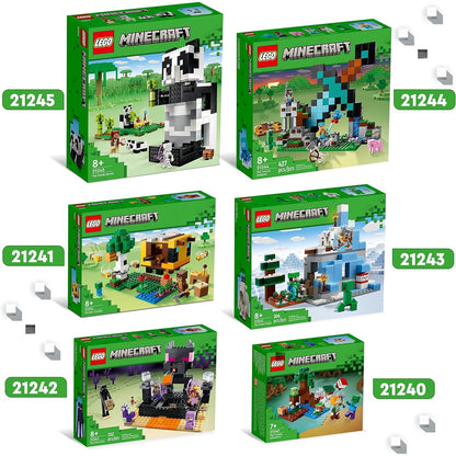 LEGO 21240 Minecraft Das Sumpfabenteuer Set, Spielzeug mit Figuren mit Alex und Zombie