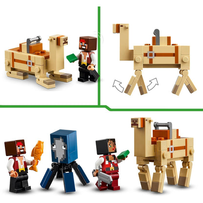 LEGO 21259 Minecraft Die Piratenschiffreise, Spielzeug-Schiff mit Piratenfiguren