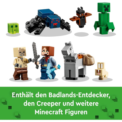 LEGO 21263 Minecraft Die Mine in den Badlands, Bergbau-Spielzeug zum Videospiel