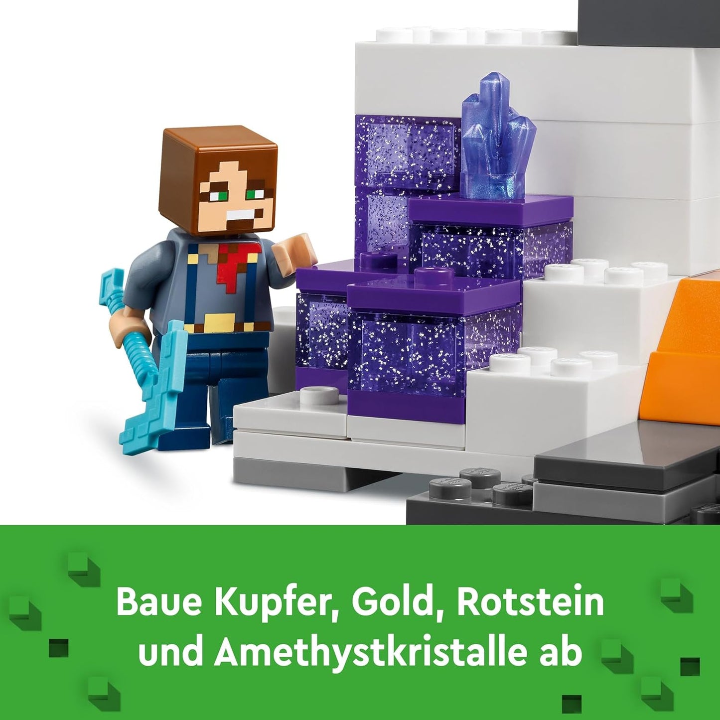 LEGO 21263 Minecraft Die Mine in den Badlands, Bergbau-Spielzeug zum Videospiel