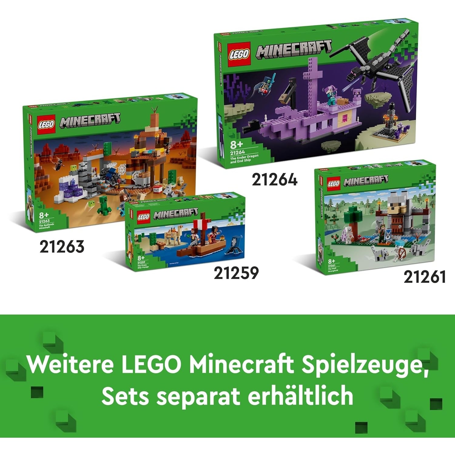 LEGO 21263 Minecraft Die Mine in den Badlands, Bergbau-Spielzeug zum Videospiel