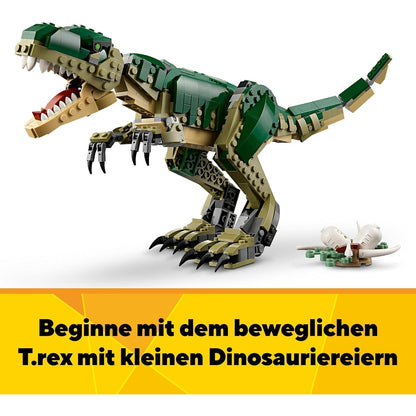 LEGO 31151 Creator T.Rex, 3-in-1-Dino zum Umbauen in einen Triceratops oder Pterodaktylus