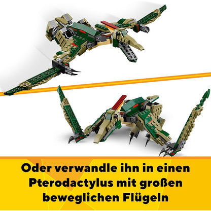 LEGO 31151 Creator T.Rex, 3-in-1-Dino zum Umbauen in einen Triceratops oder Pterodaktylus