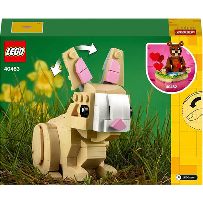 LEGO 40463 Osterhase Spielzeug zu Ostern zum Basteln für Kinder, ideal als Ostergeschenk