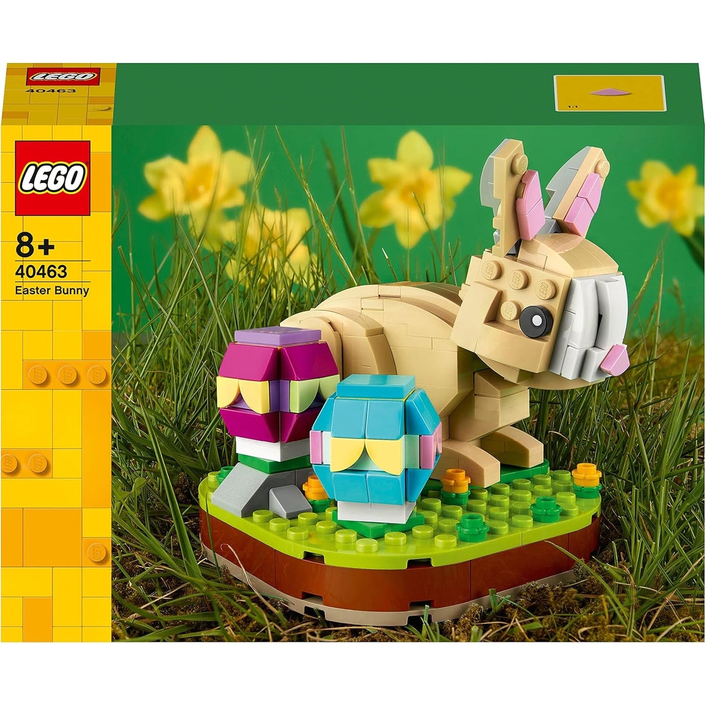 LEGO 40463 Osterhase Spielzeug zu Ostern zum Basteln für Kinder, ideal als Ostergeschenk