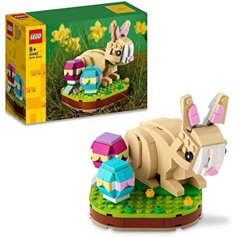 LEGO 40463 Osterhase Spielzeug zu Ostern zum Basteln für Kinder, ideal als Ostergeschenk