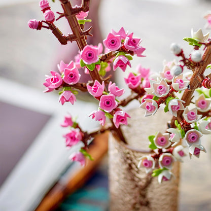 LEGO 40725 Creator Kirschblüten, künstliche Blumen zum Bauen, Schreibtisch oder Zimmer Deko