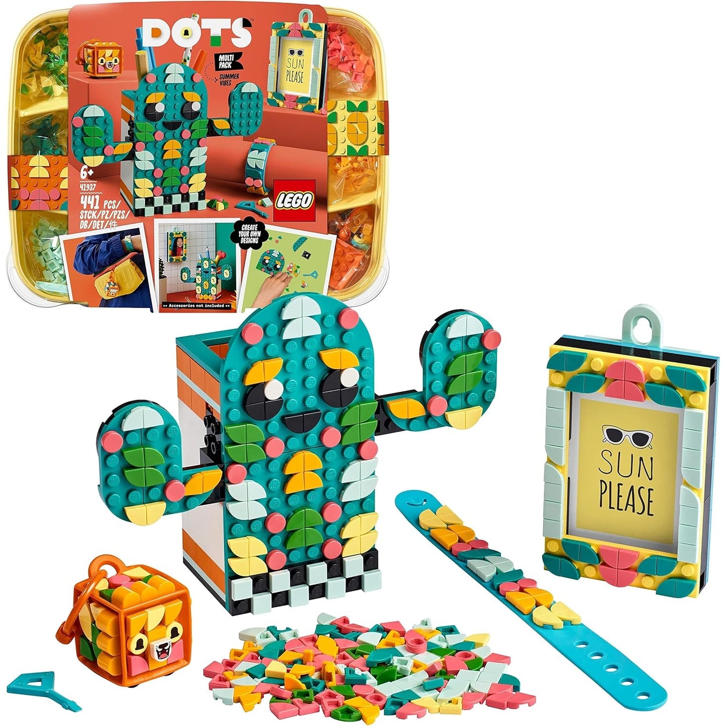 LEGO 41937 DOTS Kreativset Sommerspaß Bastelset Für Kinder Spielzeug Set Zum Basteln