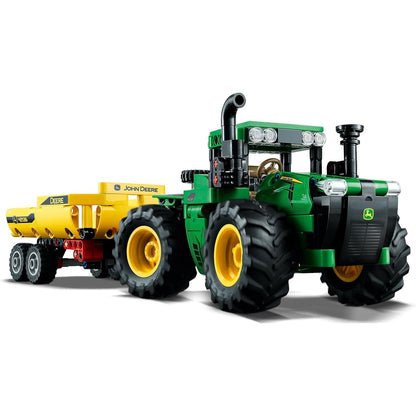 LEGO 42136 Technic John Deere 9620R 4WD Tractor, Spielzeug-Traktor mit Anhänger