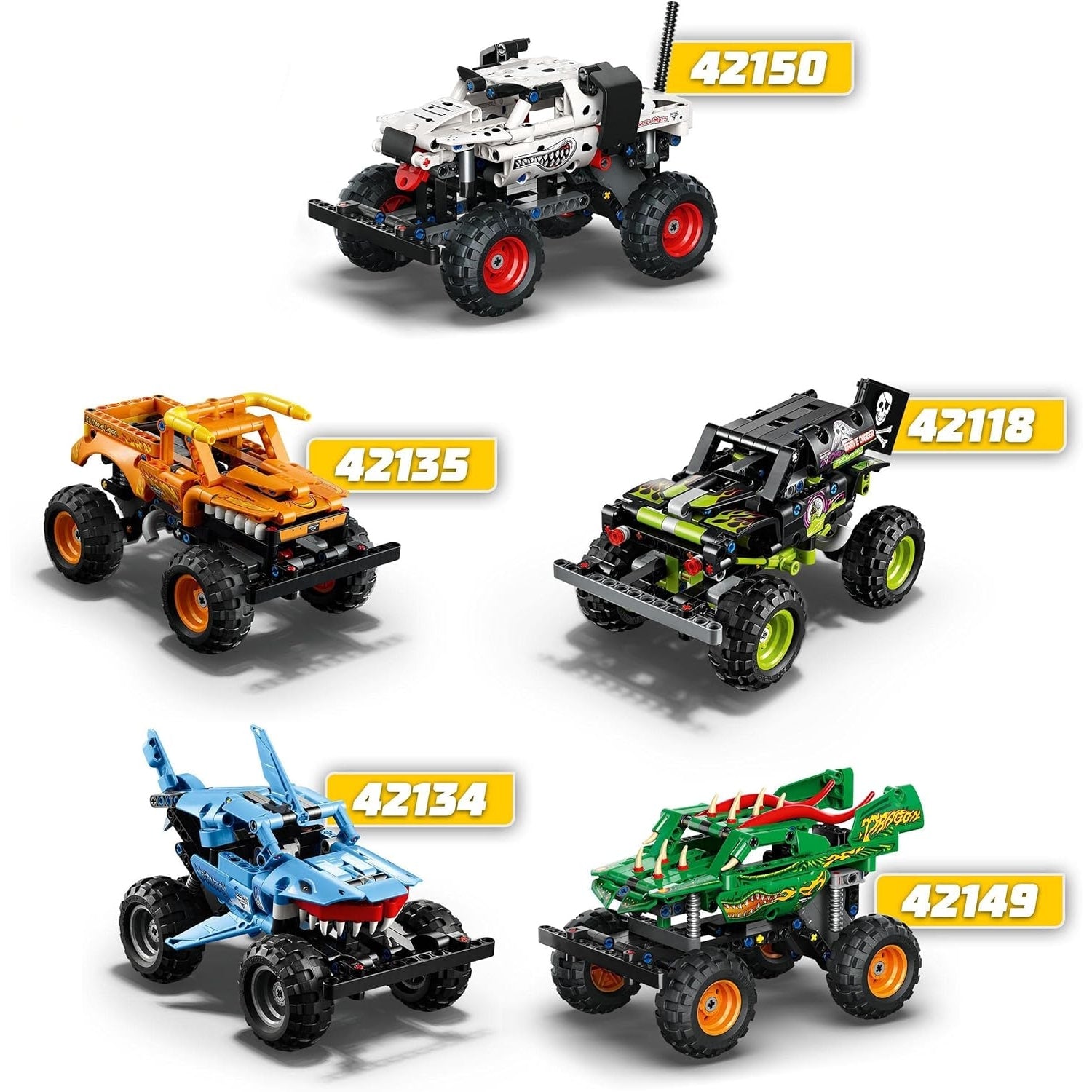 LEGO 42150 Technic Monster Jam Monster Mutt Dalmatian Monster Truck-Spielzeug