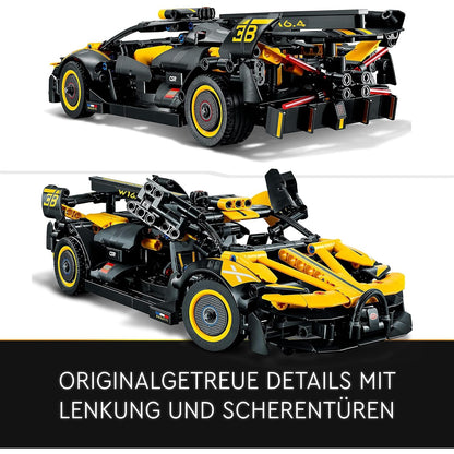 LEGO 42151 Technic Bugatti-Bolide Auto-Modellbausatz Sportwagen-Spielzeug ikonisches Auto-Set