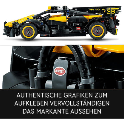 LEGO 42151 Technic Bugatti-Bolide Auto-Modellbausatz Sportwagen-Spielzeug ikonisches Auto-Set