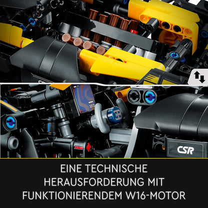 LEGO 42151 Technic Bugatti-Bolide Auto-Modellbausatz Sportwagen-Spielzeug ikonisches Auto-Set