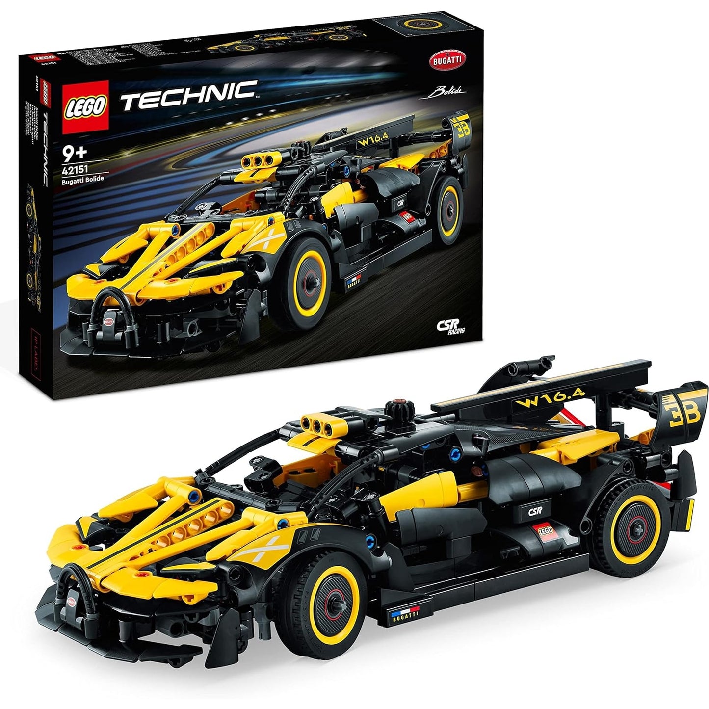 LEGO 42151 Technic Bugatti-Bolide Auto-Modellbausatz Sportwagen-Spielzeug ikonisches Auto-Set