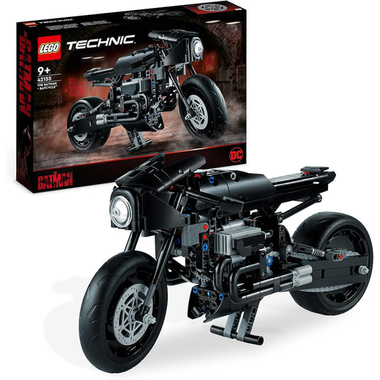 LEGO 42155 Technic The Batman - BATCYCLE Set, Motorrad-Spielzeug, Modellbausatz des Superhelden-Bikes aus dem Film 2022