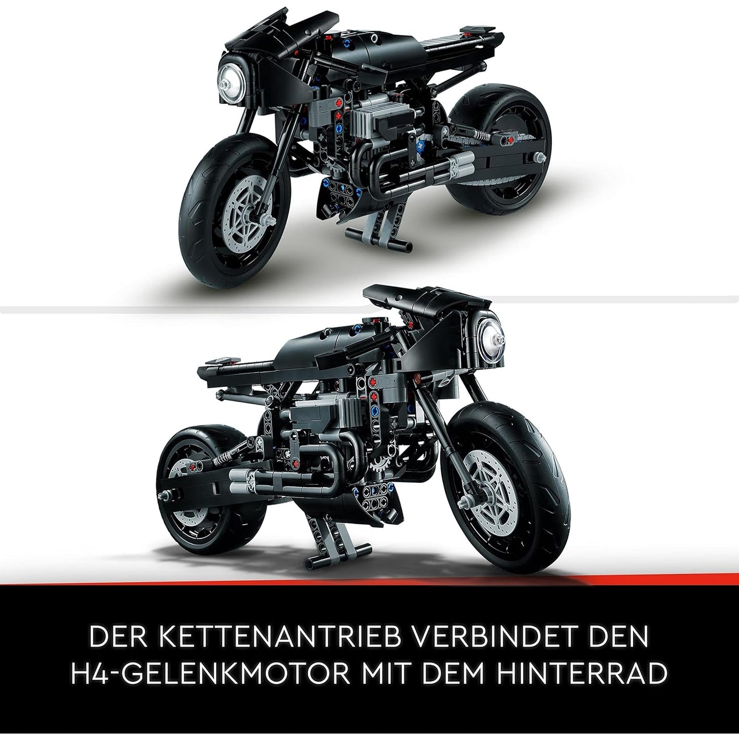 LEGO 42155 Technic The Batman - BATCYCLE Set, Motorrad-Spielzeug, Modellbausatz des Superhelden-Bikes aus dem Film 2022