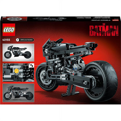 LEGO 42155 Technic The Batman - BATCYCLE Set, Motorrad-Spielzeug, Modellbausatz des Superhelden-Bikes aus dem Film 2022