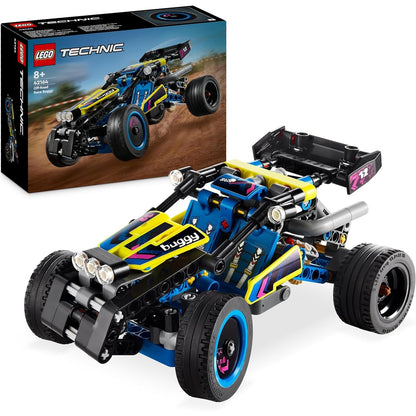 LEGO 42164 Technic Offroad Rennbuggy, Auto-Spielzeug für Kinder, Bausatz Buggy