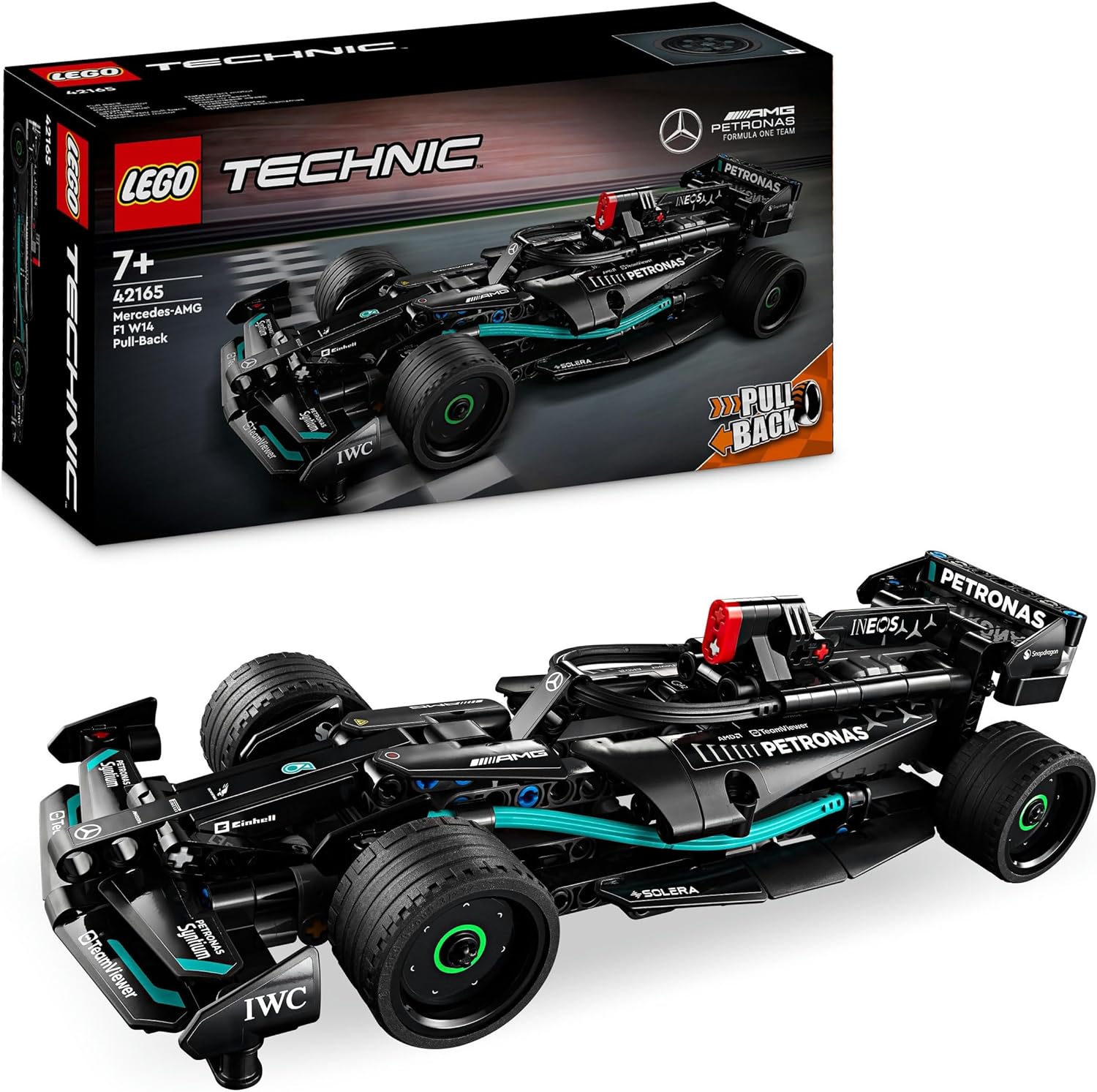 LEGO 42165 Technic Mercedes-AMG F1 W14 E Performance Race Car Spielzeug für Kinder