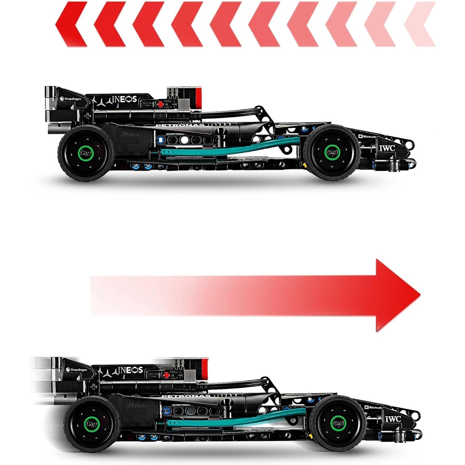 LEGO 42165 Technic Mercedes-AMG F1 W14 E Performance Race Car Spielzeug für Kinder