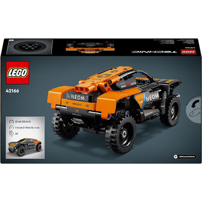 LEGO 42166 Technic NEOM McLaren Extreme E Race Car Set Auto-Spielzeug mit Rückziehmotor