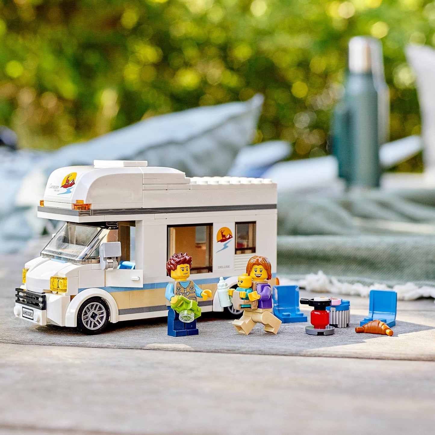 LEGO 60283 City Starke Fahrzeuge Ferien-Wohnmobil Spielzeug Spielzeugauto Campingbus