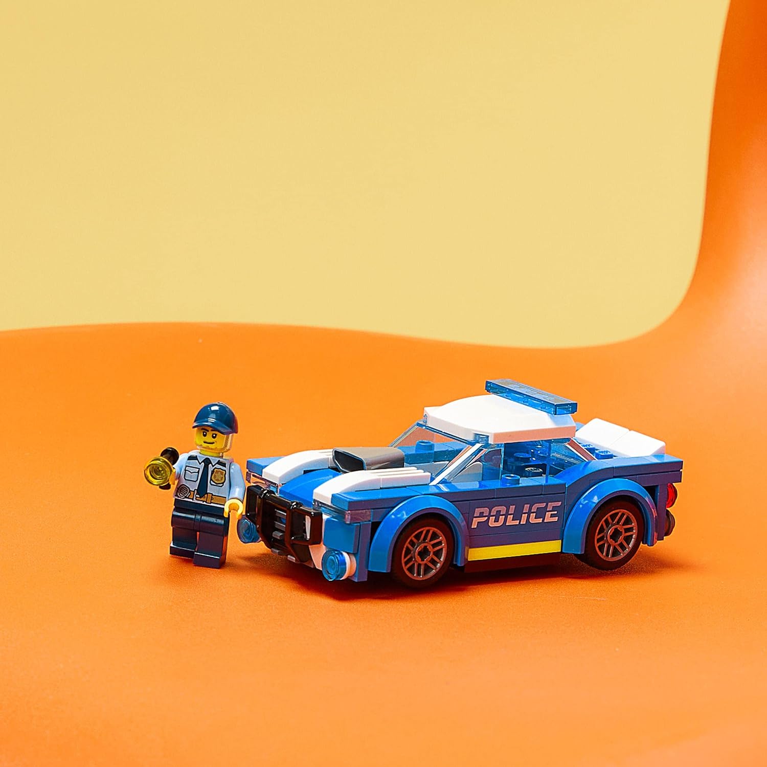 LEGO 60312 City Polizeiauto, Polizei-Spielzeug ab 5 Jahren, Geschenk mit Polizisten